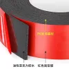 PE red film, black double-sided tape, strong sponge, high viscosity, thick foam, double-sided tape, nameplate, pasted on aluminum plate Specification image